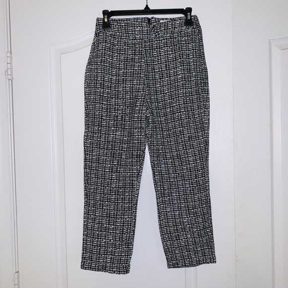 Eggie The Eve Trouser High Waisted Metallic Black - Picture 3 of 8